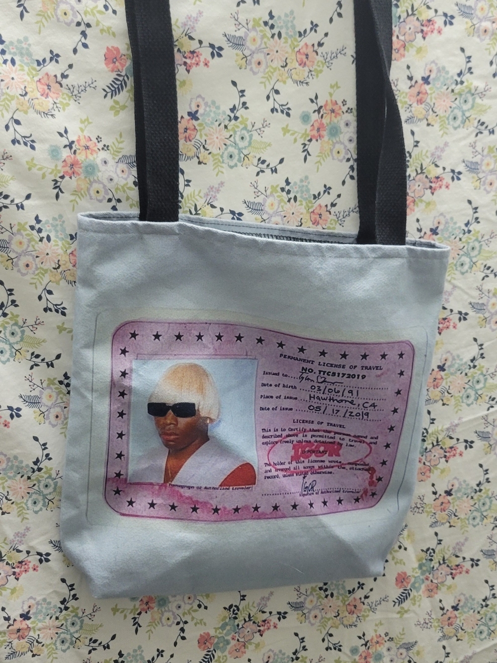 Tyler The Creator Tote Bag - Light Blue
